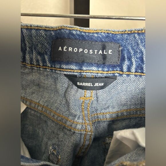 Aeropostale Barrel Jeans Size 0 - Picture 8 of 10